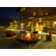 ERCOLE Rainforest Green Marble Outdoor Fire Pit 250cm diameter
