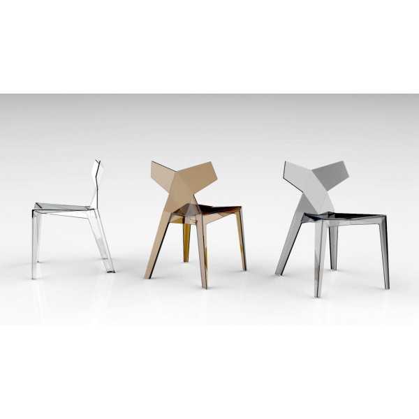 KIMONO Faceted Chairs collection by Vondom for Indoor and Outdoor use