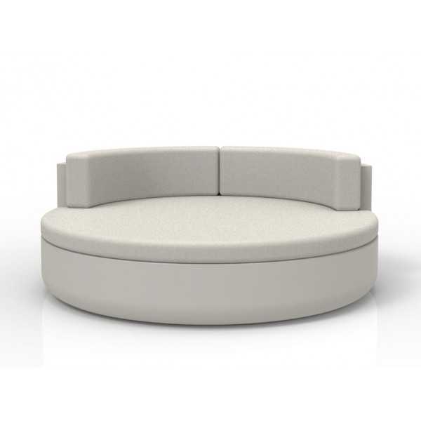 ULM Large Round Daybed with Backrest by Vondom