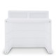 Outdoor Bar Bright White Lighting FIESTA 120 LED White with worktop and shelves (optional)