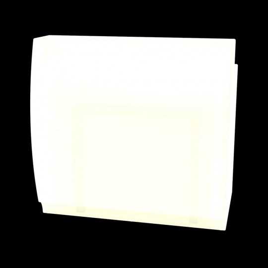 FIESTA 120 Lumineux Blanc Comptoir de Bar Modulable Blanc Lumineux par Vondom
