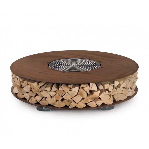 Grill Kit (sold separately) for ZERO 150 Outdoor Corten Steel Fire Pit 150 cm Diameter