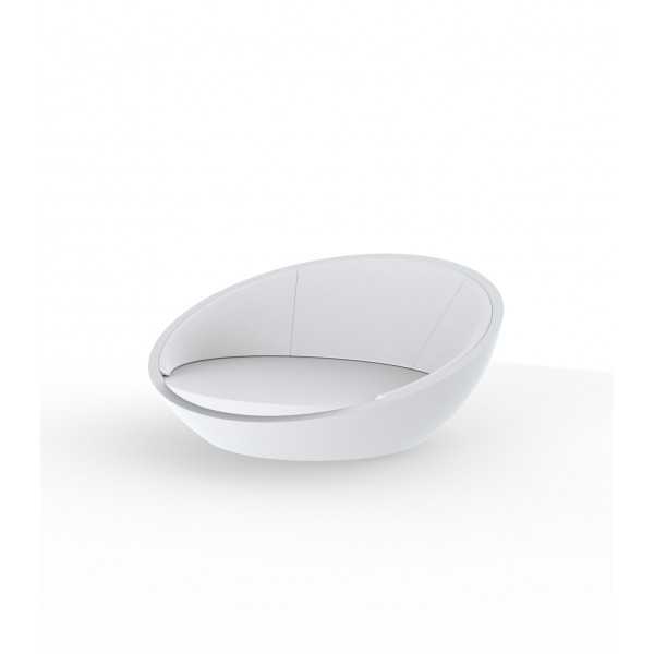 White Giant Chaise Longue ULM DAYBED Cocoon by Vondom