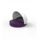 Colour Plum Sunbathing Bathtub with Adjustable Backrest and Hood Sun Protection