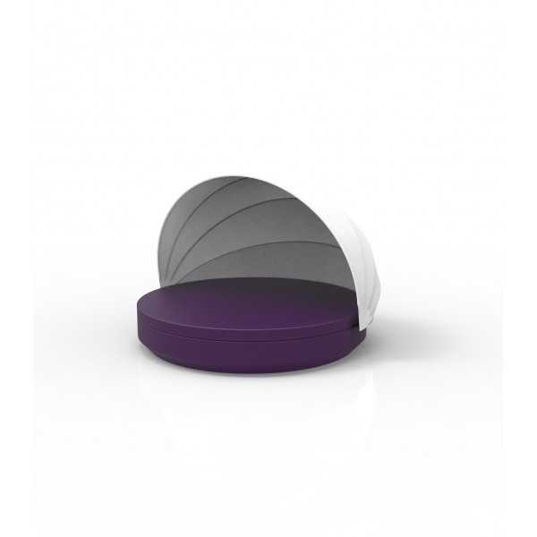 Colour Plum Sunbathing Bathtub with Hood Sun Protection