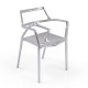 DELTA SILVER Chaise Métallisée Argent - Vondom
