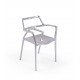 DELTA SILVER Chaise Exterieur Métallisee Argent Vondom