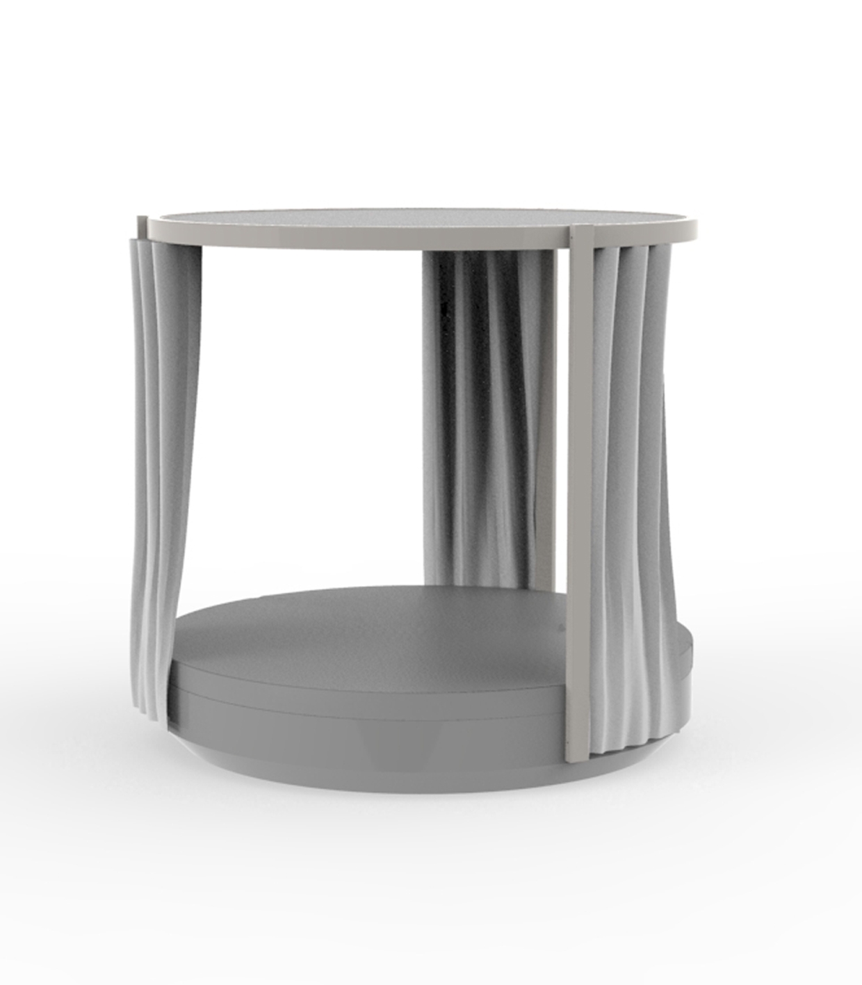 Vela Daybed Round With Matt Structure And Canopy By Vondom