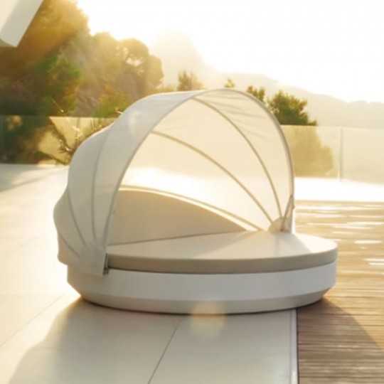 VELA DAYBED Round Reclining Parasol Matt - VONDOM