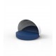 Blue Convertible Outdoor Mattress with Sunshade