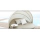 Bain de Soleil VELA DAYBED Inclinable avec Dossier et Parasol Reglable