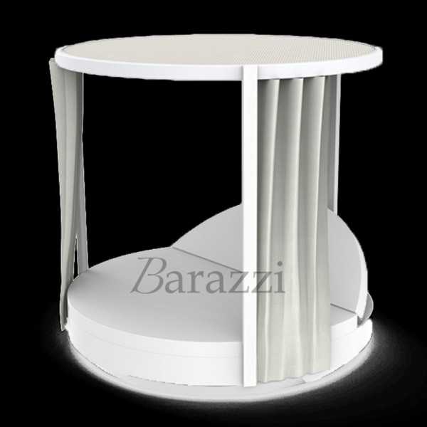 VELA DAYBED Rond Inclinable Pergola Lumineux Blanc - VONDOM