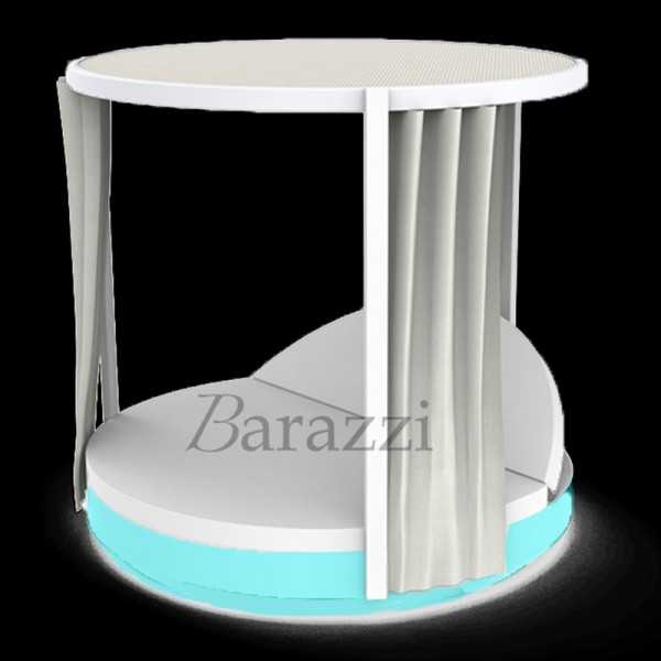 VELA DAYBED Rond Inclinable Pergola Lumineux RGB - VONDOM