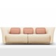 SUAVE SOFA Two Seater Outdoor Fabric Couch - VONDOM