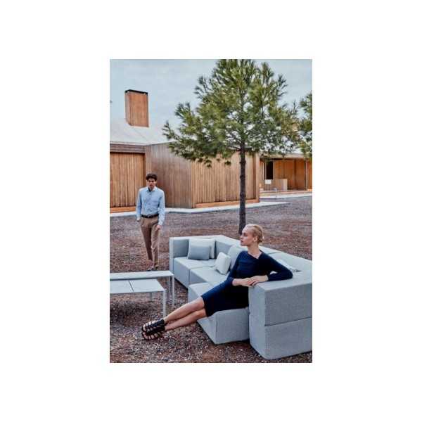 TABLET SOFA Modular Fabric Outdoor Couch by Ramon Esteve and VONDOM