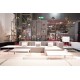 Vondom Stand at the Milan Furniture Fair with the TABLET Modular Sofa in Outdoor Fabric