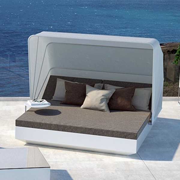 VELA DAYBED Carré Inclinable x4 Laqué Parasol - VONDOM