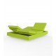 Sofa Outdoor 2 places Vela Daybed 4 Dossiers Inclinables par Vondom - Pistache Mat