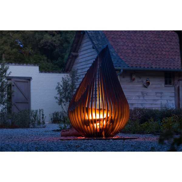 Jolie Cheminee Exterieure Dewdrop M Glowbus Jardin