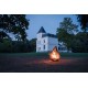 Cheminee Exterieure Dewdrop XL Glowbus Jardin