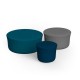 SUAVE OTTOMAN - Pouf Rond Extérieur Tissu - VONDOM