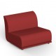 SUAVE Sofa Armless - Banquette Extérieure Tissu - VONDOM