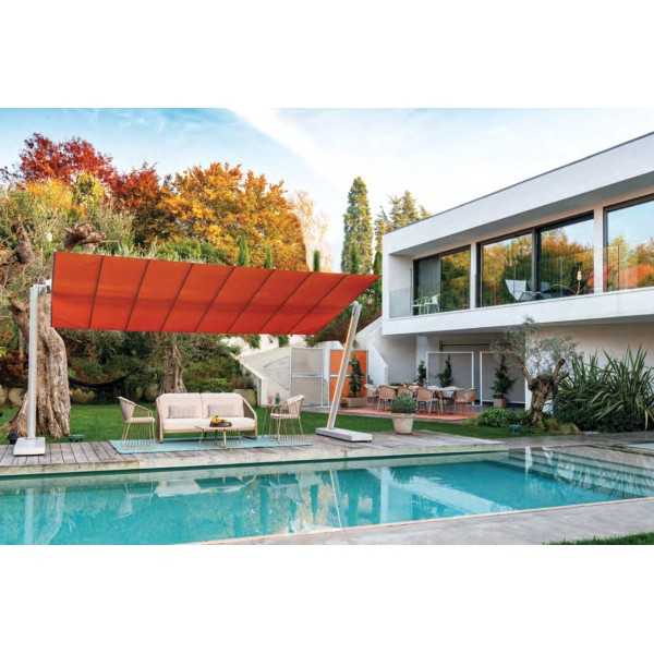 Flexy Zen Large Sun Umbrella with 2 side posts