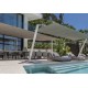 Flexy Zen Parasol Orientable Rectangulaire en aluminium