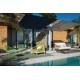 FLEXY TWIN Sun Umbrella with 2 sliding canopies Ideal Poolside and Terrace