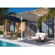 FLEXY TWIN Sun Umbrella with 2 sliding canopies Ideal Poolside and Terrace