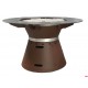 FUSION MEDIUM WOOD Outdoor table Barbecue Brazier Barbecue 8 place settings VULX