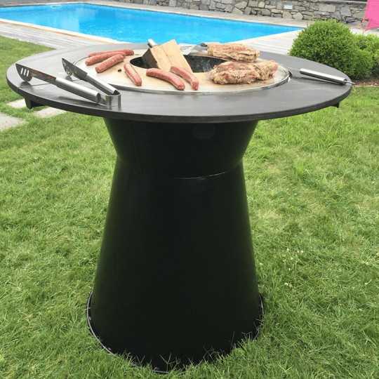 Brasero plancha barbecue professionnel pour restaurant chr bar - Barazzi