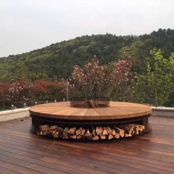 Artù - Chestnut Wood Fire Pit - AK47