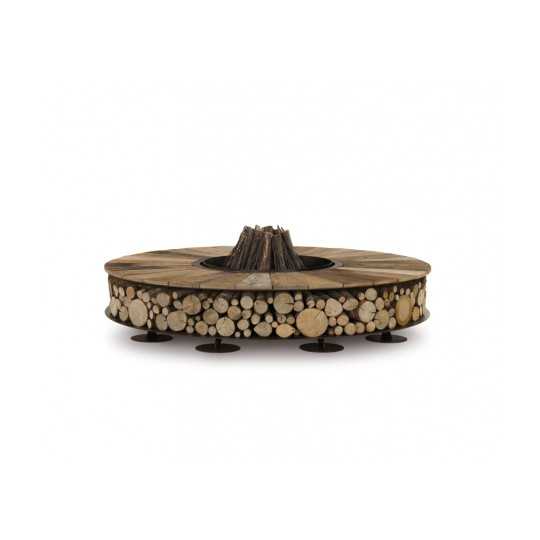 ZERO 200 Wood - Brasero Extérieur de Jardin Brasero Terrasse