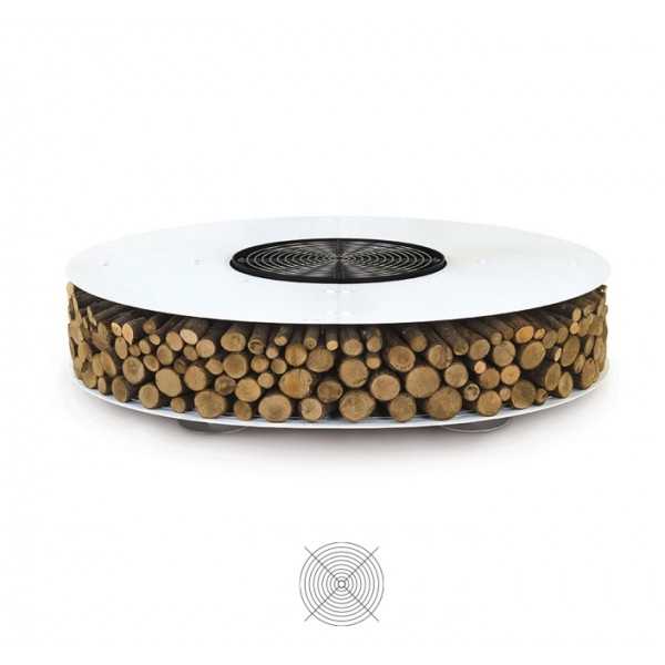 ZERO 150 Outdoor White Fire Pit ideal for Bar Restaurant Terrace Garden