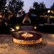 ZERO 150 Outdoor White Fire Pit ideal for Bar Restaurant Terrace Garden
