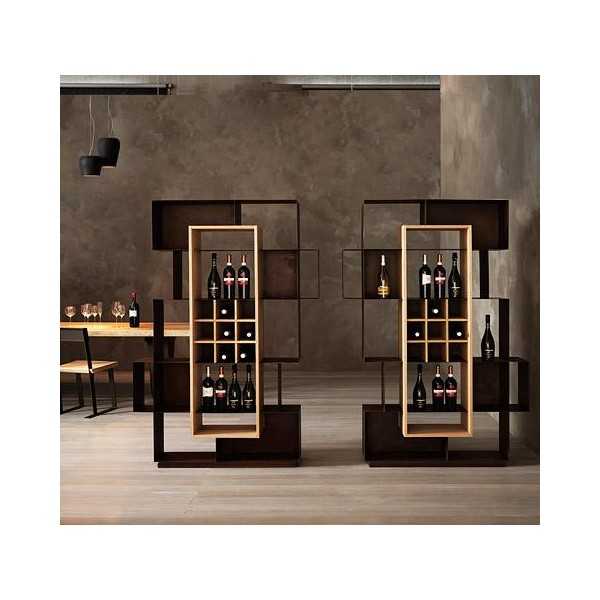 MOOIE - Wine Bottle Rack - Book Shelf - Elite To Be