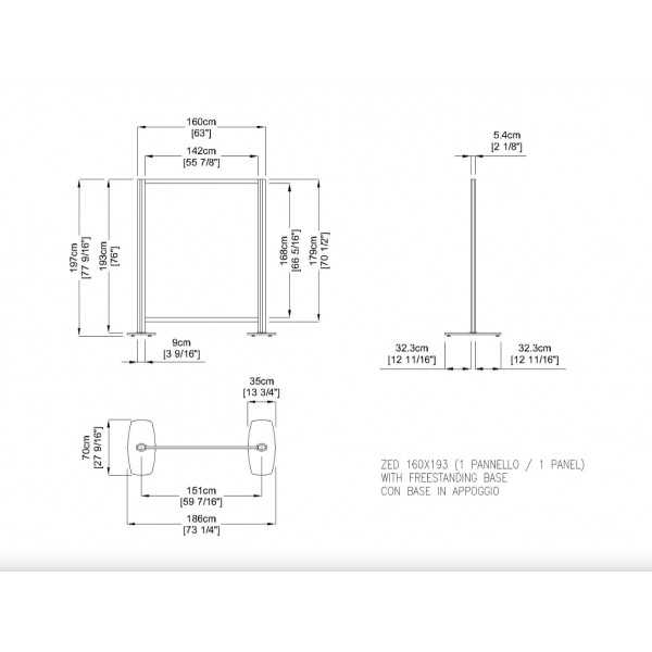 Patio Divider Wall 1 By FIM Umbrellas