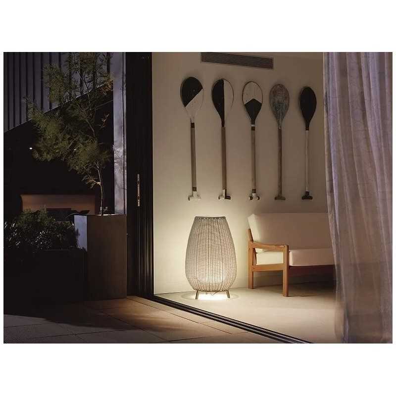 AMPHORA 01 Lampe À Poser Osier Intérieur Extérieur BOVER