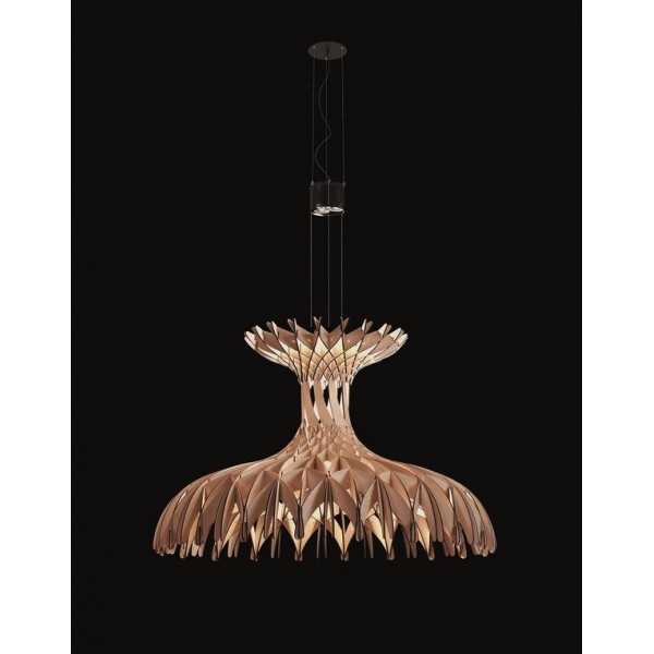 Dome 60/01 - LED Pendant Lamp In Beech Veneer