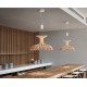 Dome 60/02 - LED Pendant Lamp In Beech Veneer