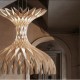 Dome 60/02 - LED Pendant Lamp In Beech Veneer