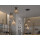 Domita S/20/3L Pendant Lamp - Natural Beech Wood - Bover