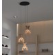 Domita S/20/4L Suspension Lamp - Wood finished beech - BOVER