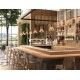 Domita S/20/4L Suspension Lamp - Wood finished beech - BOVER