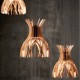 Domita S/20/4L Suspension Lamp - Wood finished beech - BOVER