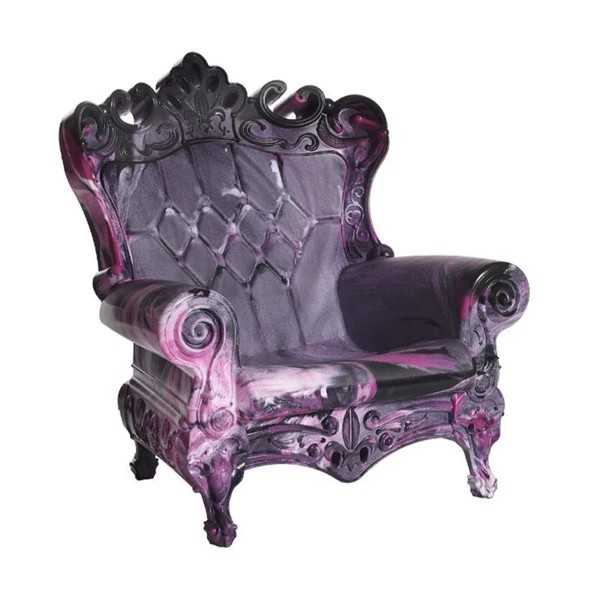 Fauteuil Trône Baroque ANDROMEDE par Slide Design