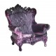 Fauteuil Trône Baroque ANDROMEDA - Queen loves nature