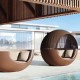 Lit de jardin Double ULM MOON DAYBED pour deux - Grand Transat Rond - Vondom