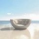 ULM MOON DAYBED Bright White - Rounded Deckchair XL - Vondom